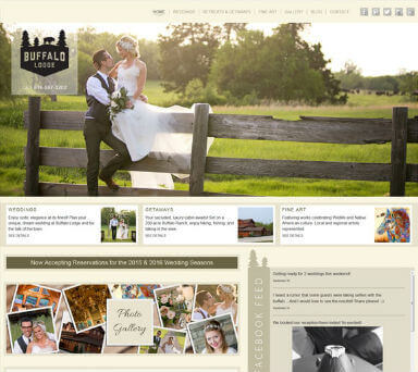 web design project Buffalo Lodge