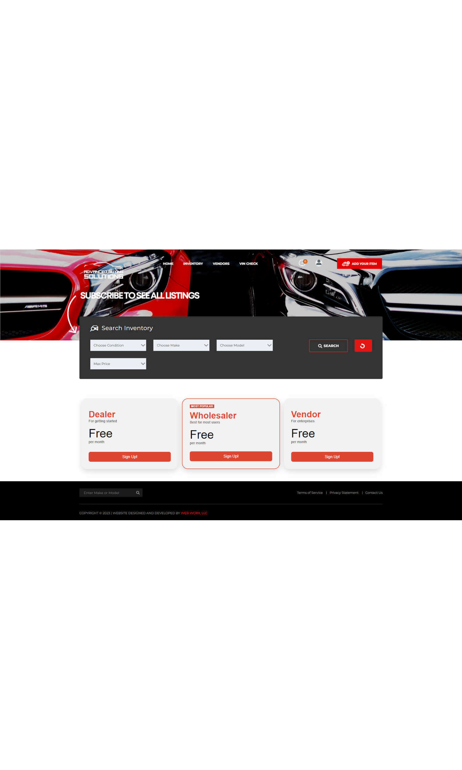 abuyingsolutions Advanced Buying Solutions Web Design Project