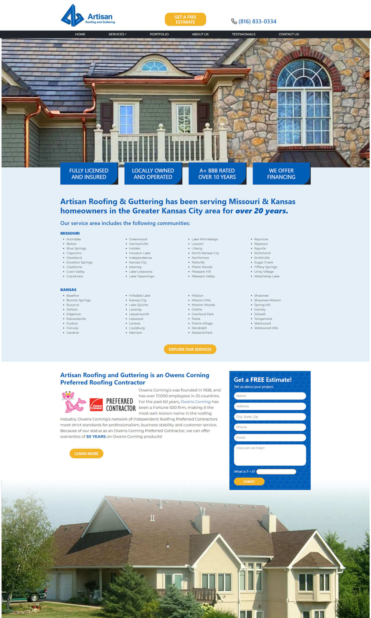 Artisan Roofing and Guttering