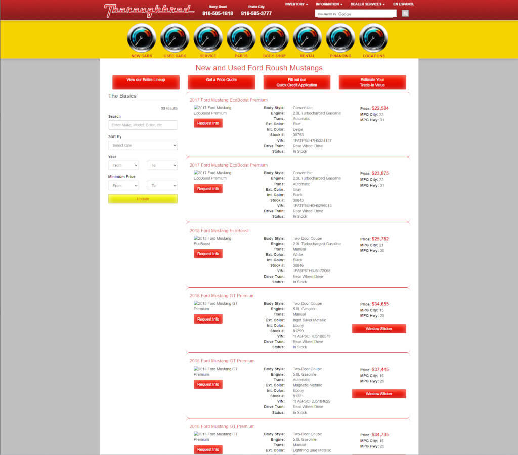 kcroush-1024 Thoroughbred Web Design Project