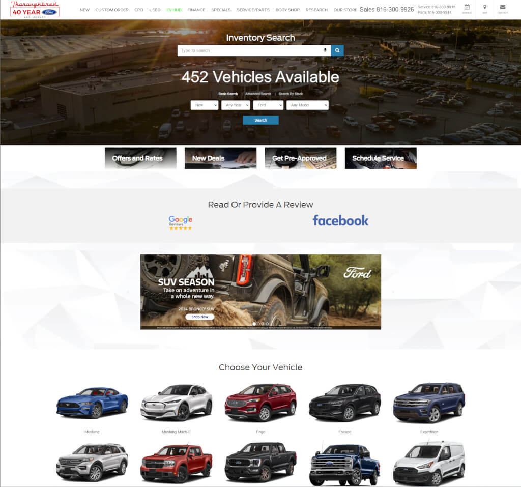 thoroughbredford-1024 Thoroughbred Web Design Project
